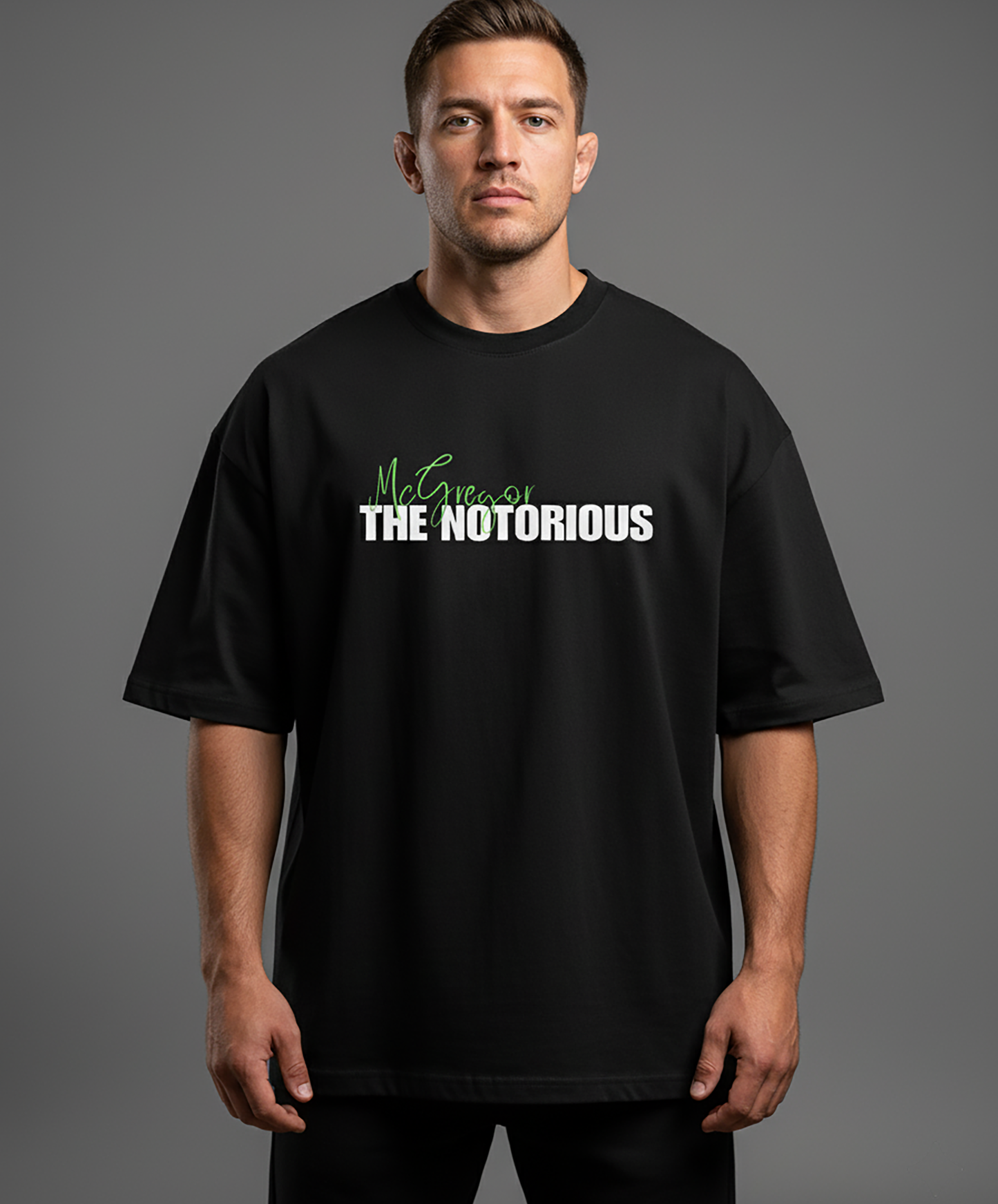 𝙼𝚌𝙶𝚛𝚎𝚐𝚘𝚛 “𝚃𝚑𝚎 𝙽𝚘𝚝𝚘𝚛𝚒𝚘𝚞𝚜 𝚂𝚊𝚟𝚊𝚐𝚎” 𝙾𝚟𝚎𝚛𝚜𝚒𝚣𝚎𝚍 𝙿𝚛𝚎𝚖𝚒𝚞𝚖 𝚃-𝚂𝚑𝚒𝚛𝚝