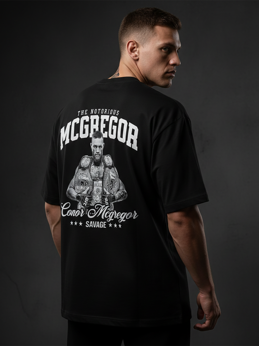 𝙼𝚌𝙶𝚛𝚎𝚐𝚘𝚛 “𝚃𝚑𝚎 𝙽𝚘𝚝𝚘𝚛𝚒𝚘𝚞𝚜 𝚂𝚊𝚟𝚊𝚐𝚎” 𝙾𝚟𝚎𝚛𝚜𝚒𝚣𝚎𝚍 𝙿𝚛𝚎𝚖𝚒𝚞𝚖 𝚃-𝚂𝚑𝚒𝚛𝚝