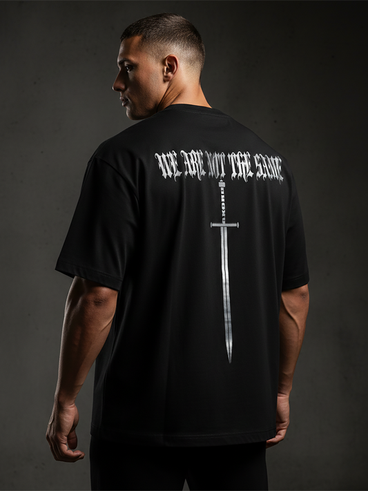 𝚆𝚎 𝙰𝚛𝚎 𝙽𝚘𝚝 𝚝𝚑𝚎 𝚂𝚊𝚖𝚎 – 𝙰𝚇𝙾𝚁𝙳 𝙾𝚟𝚎𝚛𝚜𝚒𝚣𝚎𝚍 𝙱𝚕𝚊𝚌𝚔 𝚃-𝚂𝚑𝚒𝚛𝚝