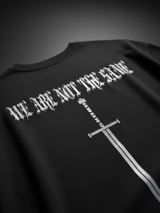 𝚆𝚎 𝙰𝚛𝚎 𝙽𝚘𝚝 𝚝𝚑𝚎 𝚂𝚊𝚖𝚎 – 𝙰𝚇𝙾𝚁𝙳 𝙾𝚟𝚎𝚛𝚜𝚒𝚣𝚎𝚍 𝙱𝚕𝚊𝚌𝚔 𝚃-𝚂𝚑𝚒𝚛𝚝